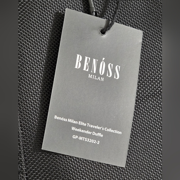 NWT Benóss Milan Elite Traveler's Collection Weekender Duffle Bag - Picture 2 of 13